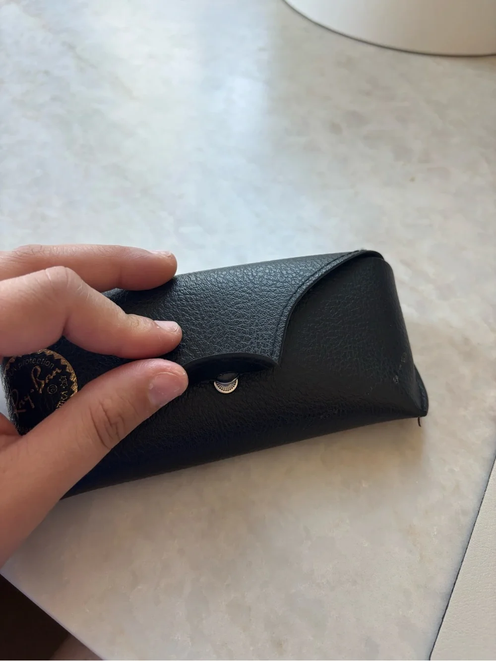Ray-Ban Black Sunglasses Case with Matching Black Sunglass Frame